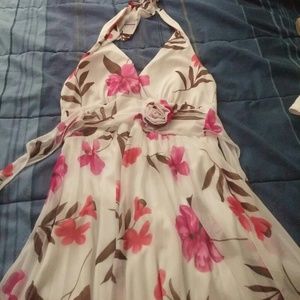 Floral print summer dress